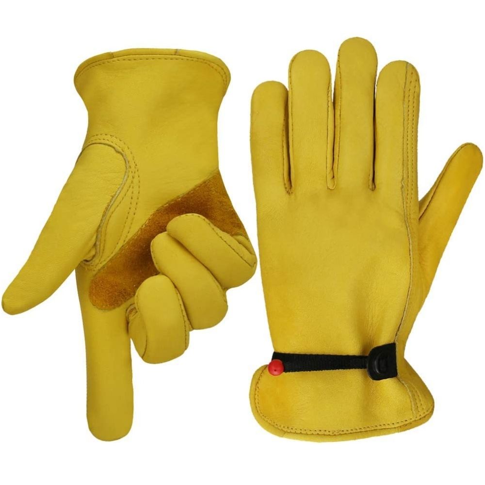 Leather Gardening Gloves: M (Medium): image 1