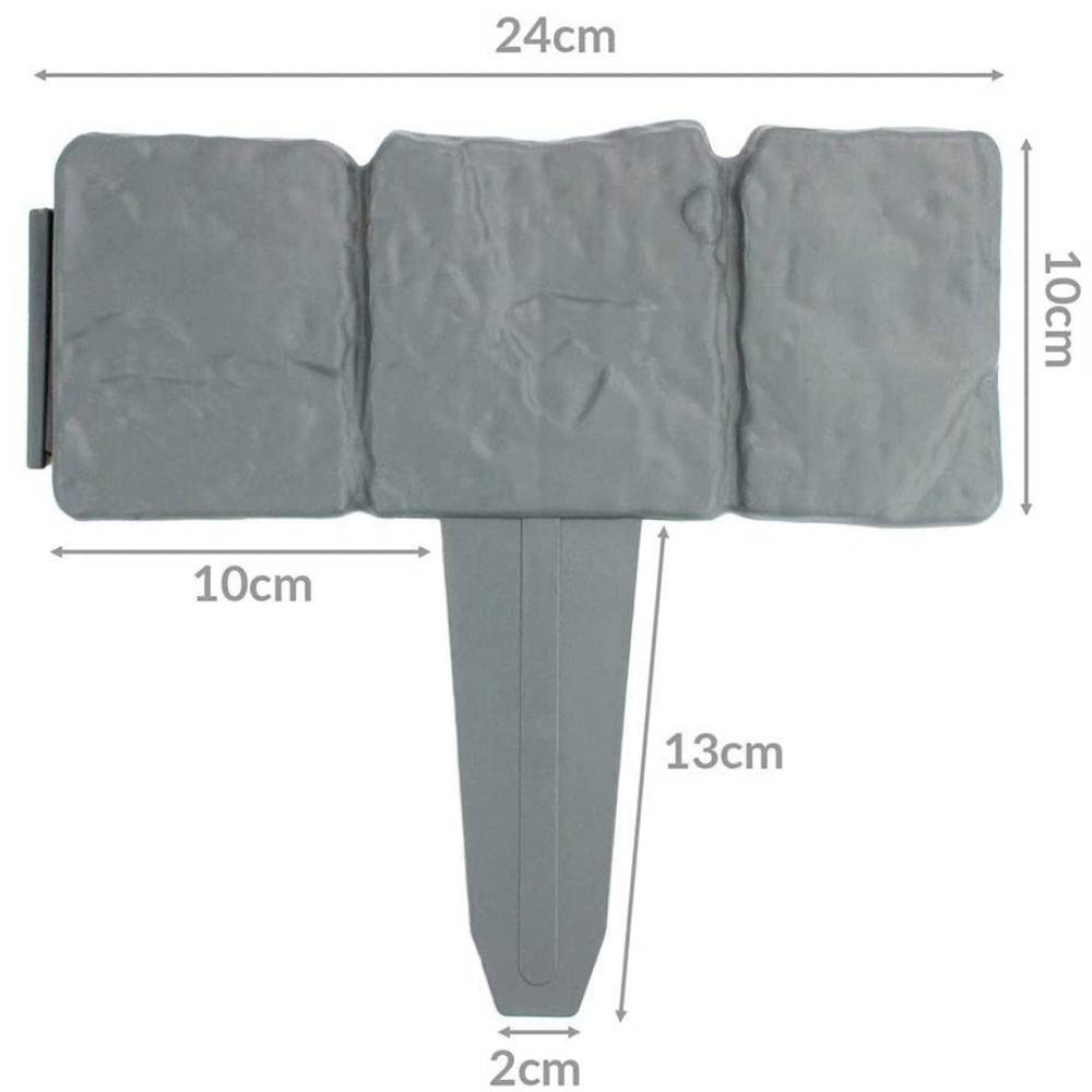 Plastic Stone Garden Edging: image 5
