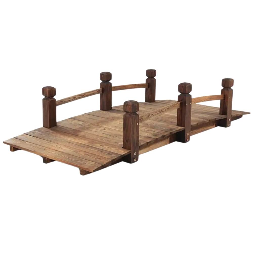 Wooden Bridge Garden Decor: image 6