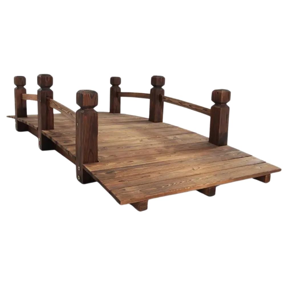 Wooden Bridge Garden Decor: image 4