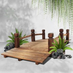 Wooden Bridge Garden Decor