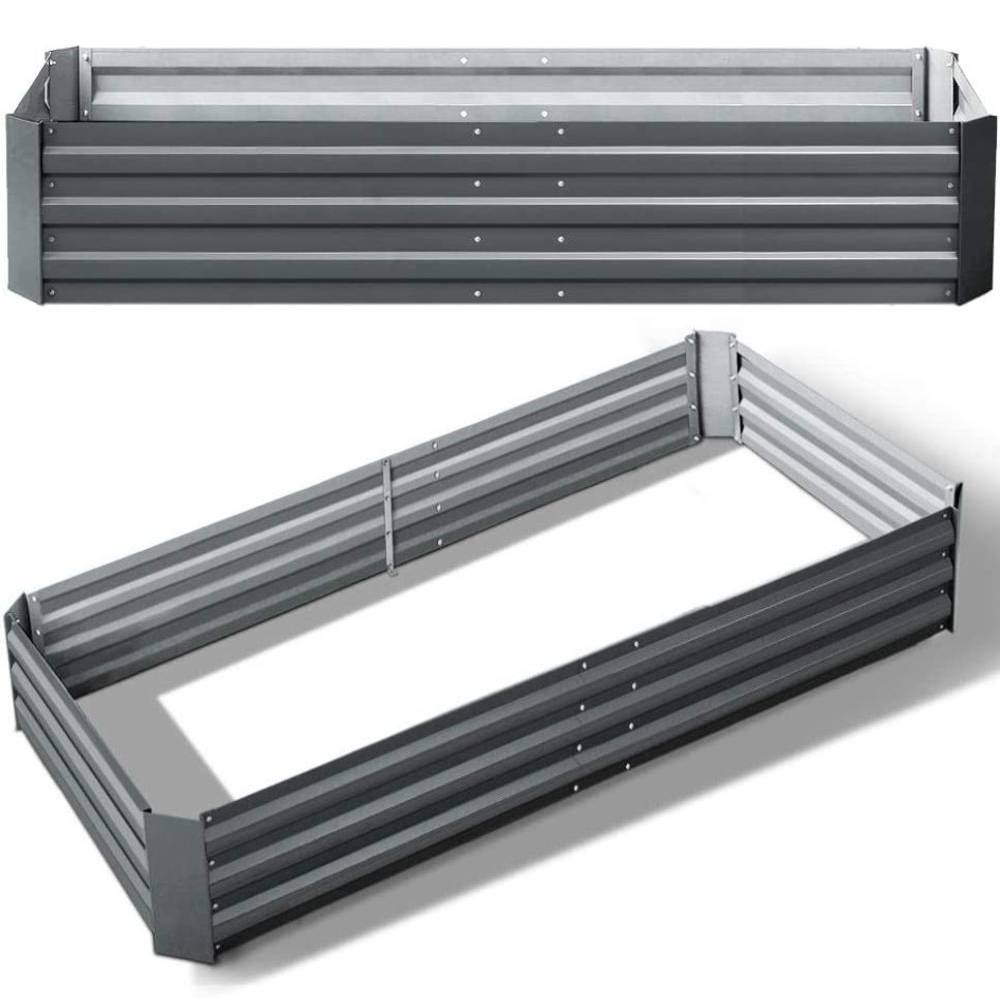 Metal Raised Garden Bed: 210cm x 90cm x 30cm: image 4