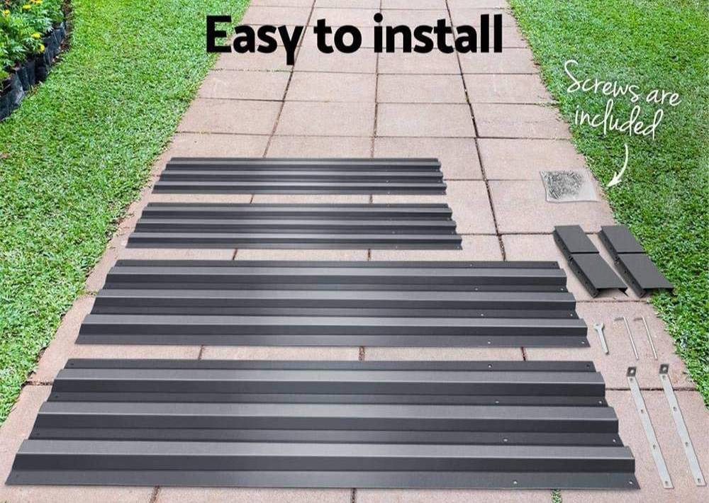Metal Raised Garden Bed: 210cm x 90cm x 30cm: image 5