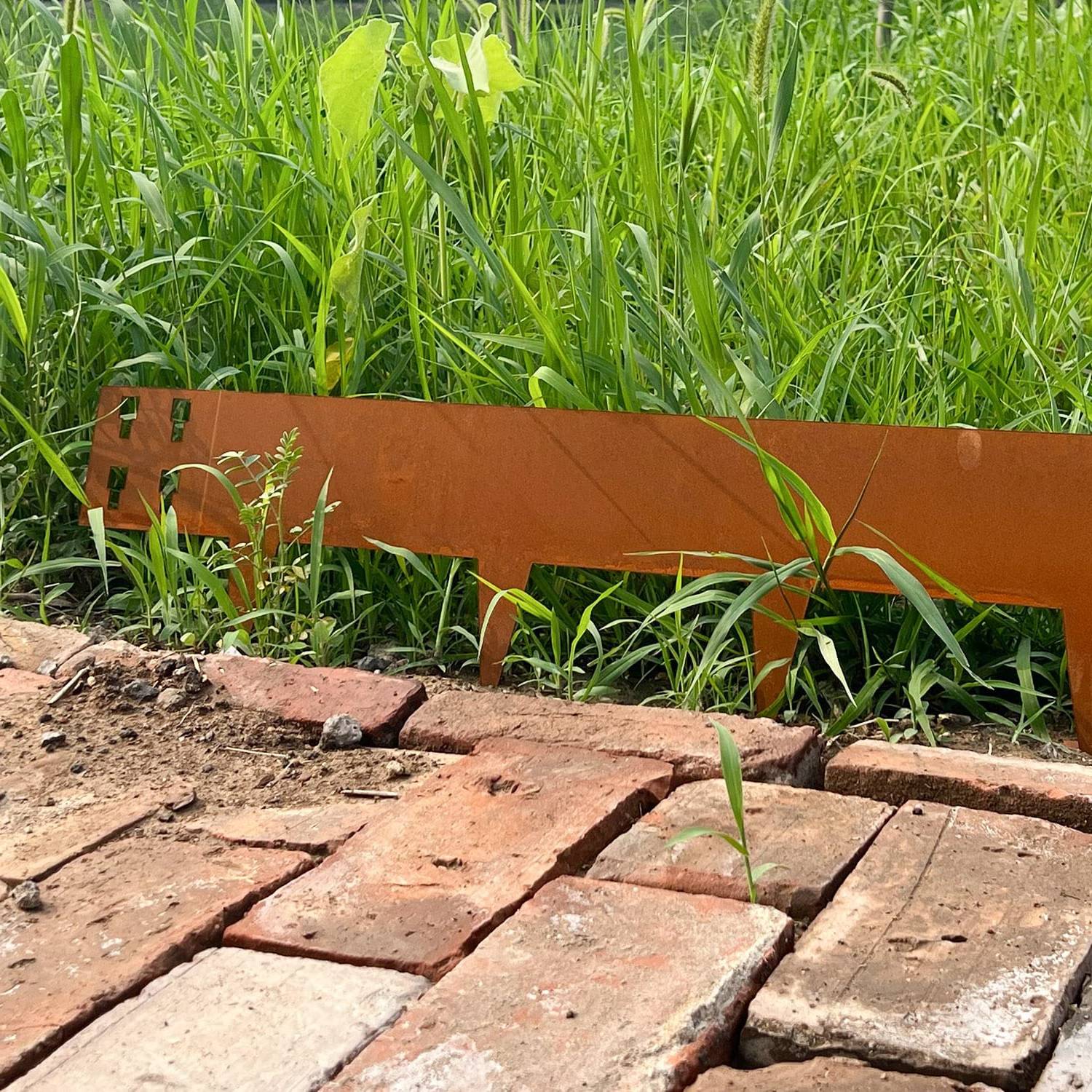 Corten Steel Garden Edge: 150mm Face Height (per m): image 3