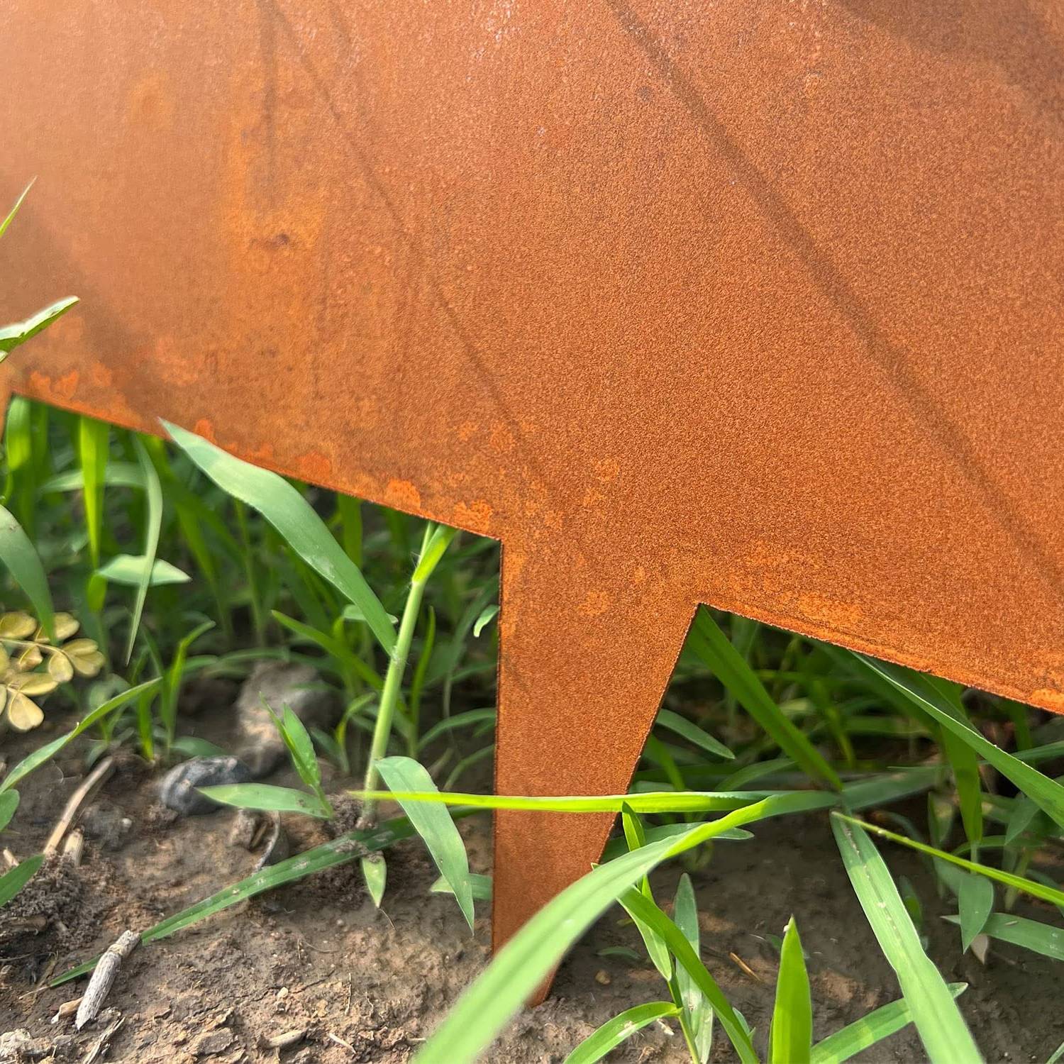 Corten Steel Garden Edge: 150mm Face Height (per m): image 4