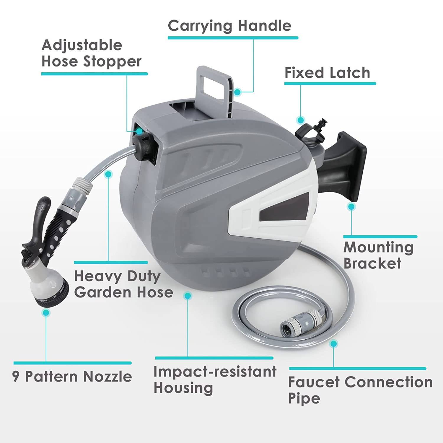 Wall Mounted Water Hose Reel: image 3