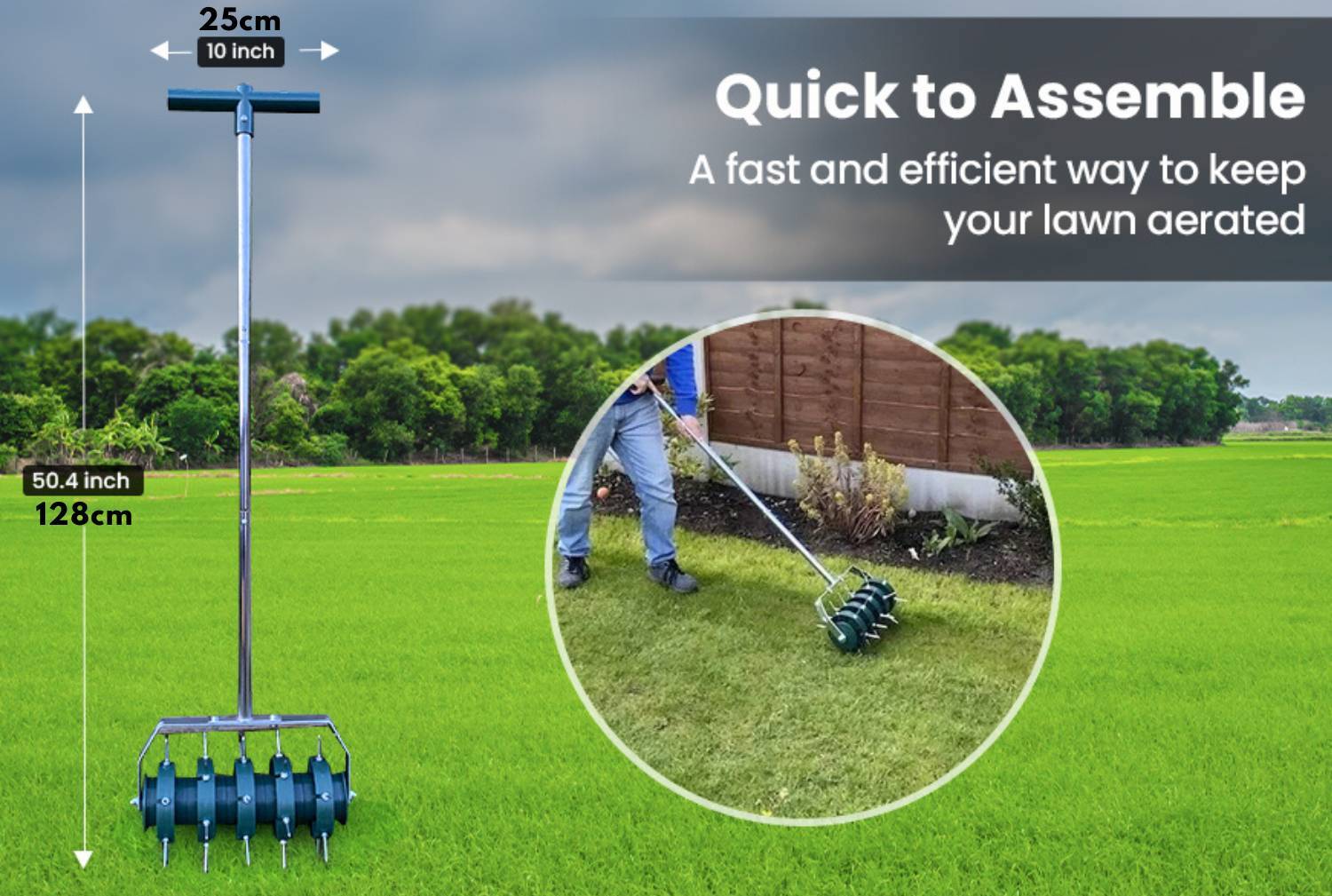 Spiked Lawn Roller: image 9