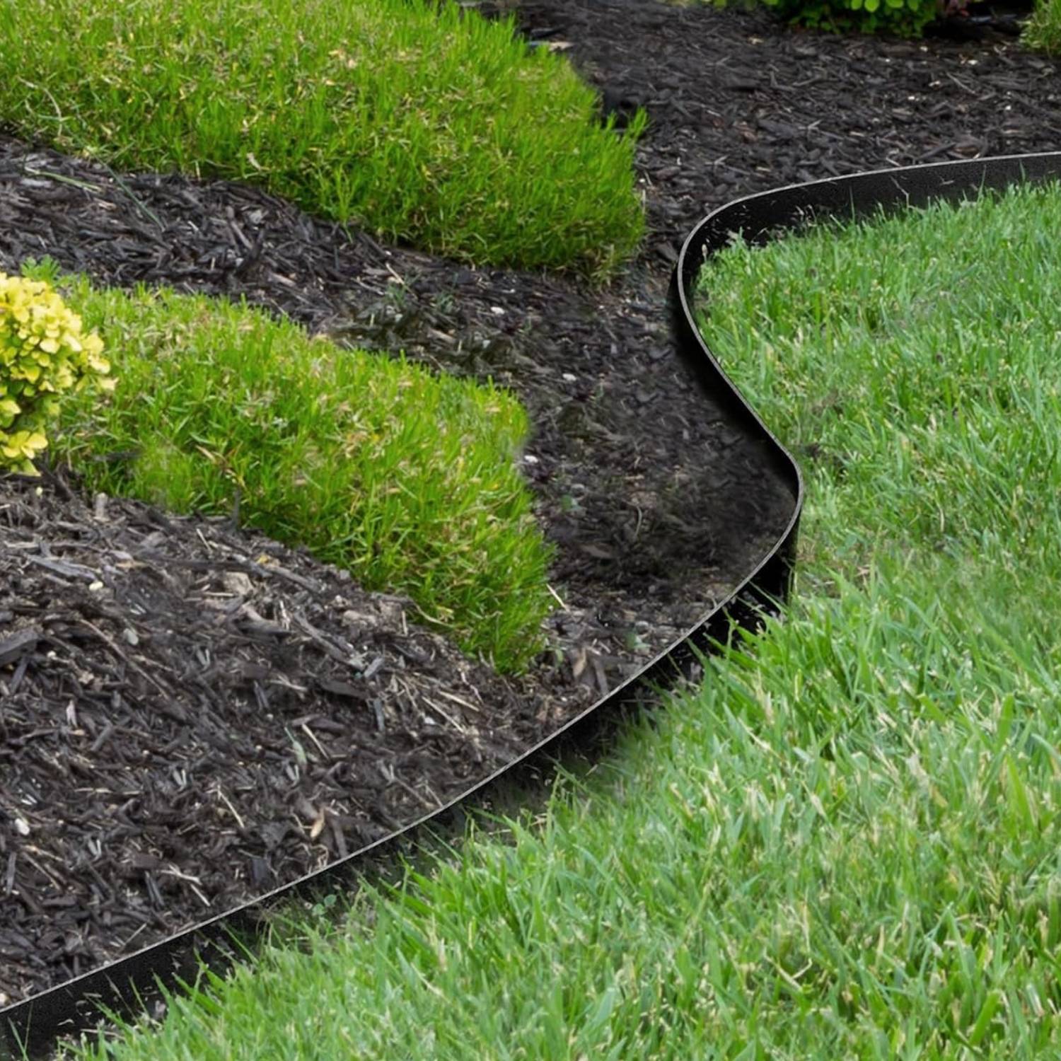 buy metal garden edging black