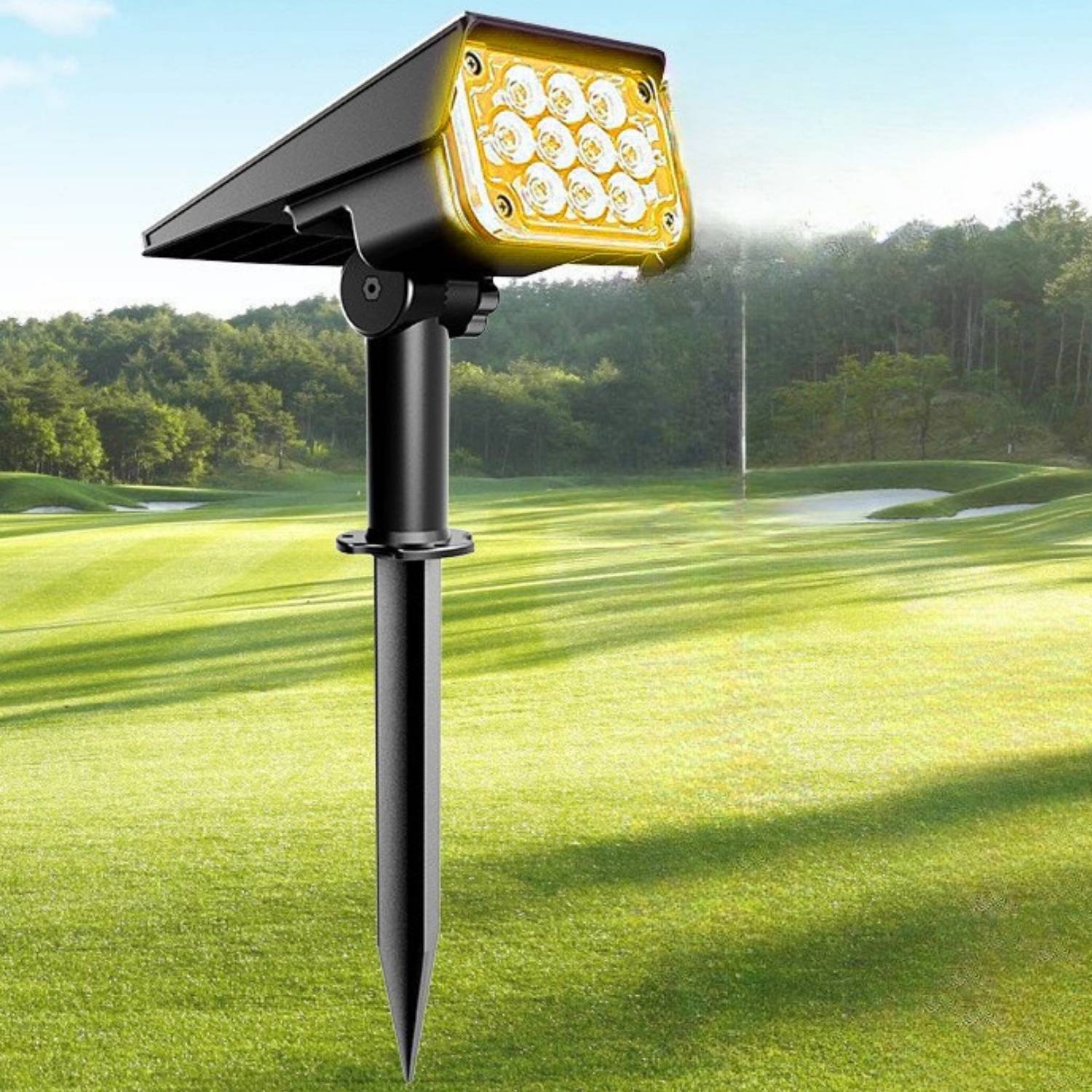 Solar Powered Spotlight: Single
