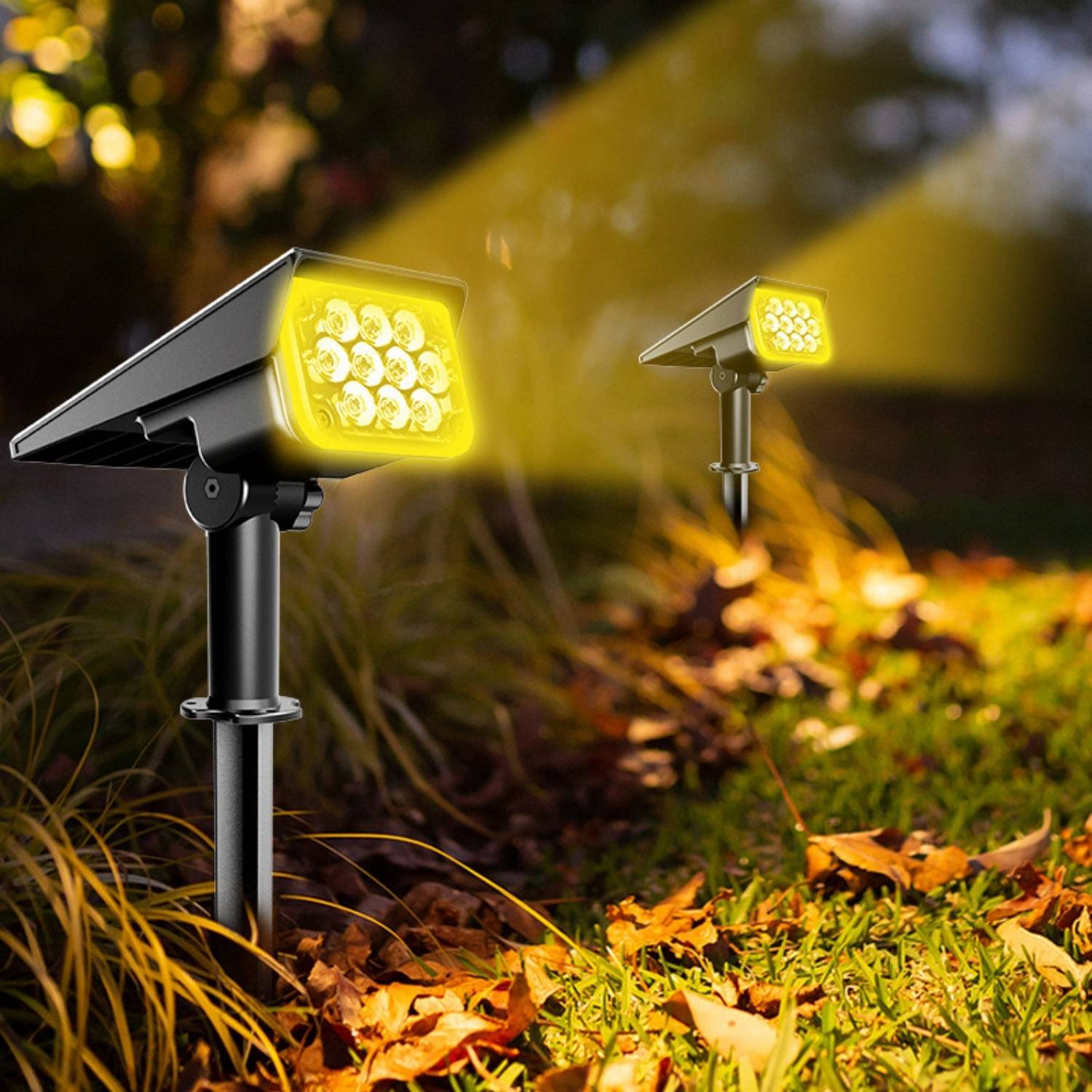 Solar Powered Spotlight: 2 Pack: image 8