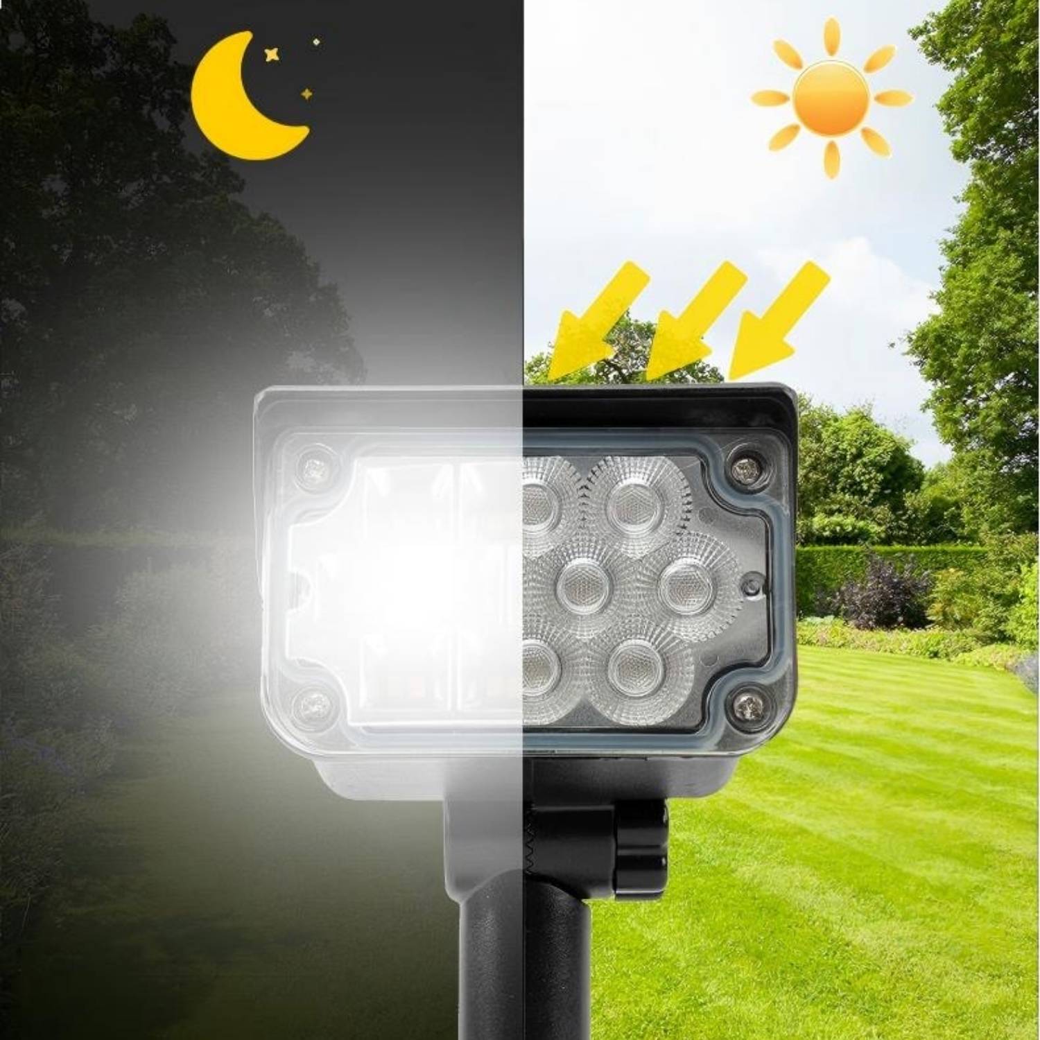 Solar Powered Spotlight: 2 Pack: image 6